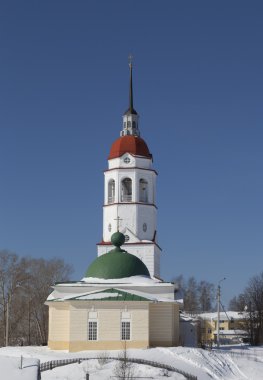 Kutsanmış Bakire'nin Varsayımı Kilisesi. Totma, Vologda Region, Rusya Federasyonu
