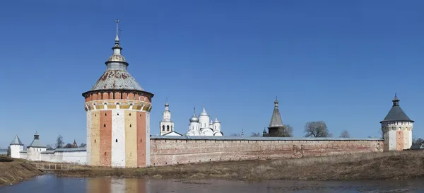 Svatý prilutsky klášter, vologda, Rusko. Panorama — Stock fotografie