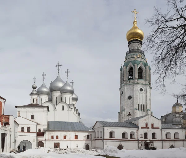 The courtyard of the Vologda Kremlin, Russia — Stock Photo, Image