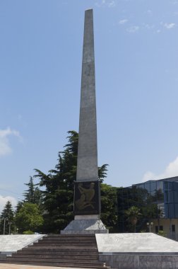 Tuapse Dikilitaş savaşçıları Sovyet güç için