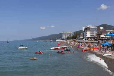Merkez beach resort Köyü lasarevskoye, sochi, Rusya Federasyonu