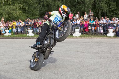 Thomas kalinin moto show Köyü verkhovazhye, vologda region, Rusya Federasyonu