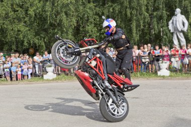 Alexei kalinin moto show verkhovazhye, vologda region, Rusya Federasyonu