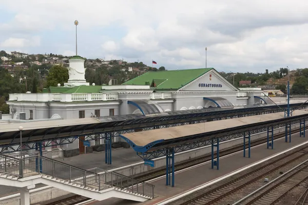 Sewastopol Krym Lipca 2020 Dworzec Kolejowy Sewastopol Krym — Zdjęcie stockowe