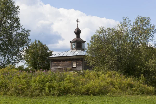 Kaple Nicholas Svým Způsobem Divotvůrce Vesnici Vachruševo Verkhovazh Okres Vologodská — Stock fotografie