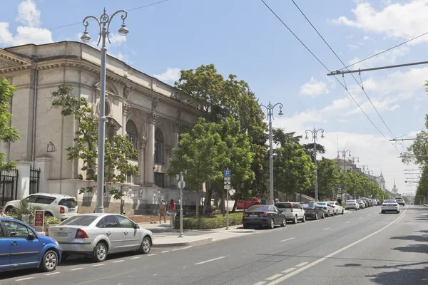 Sebastopol Crimea Julio 2020 Bolshaya Morskaya Casa Calle Escuela Deportiva — Foto de Stock