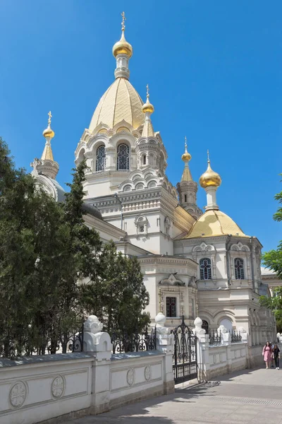Sebastopol Crimea Julio 2020 Catedral Intercesión Virgen María Calle Bolshaya —  Fotos de Stock