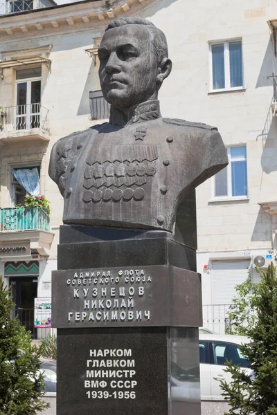 Sevastopol Crimea July 2020 Bust Admiral Fleet Soviet Union Hero — 图库照片