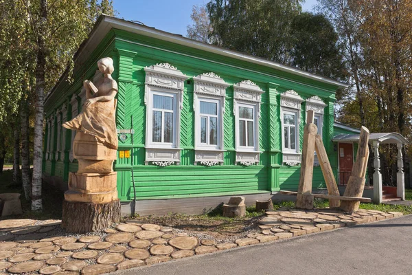Totma Vologda Region Ryssland September 2020 Institutionen För Utbildning Totma — Stockfoto