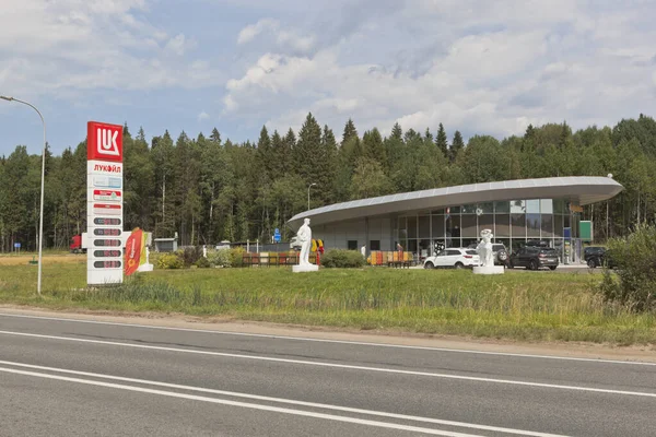 Gryazovets Regio Vologda Rusland Juli 2021 Café Baranka 417E Kilometer — Stockfoto