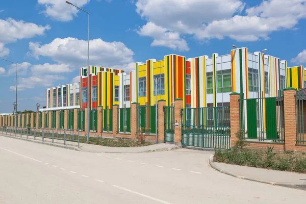 Ujutnoje Saksky Bezirk Krim Juli 2021 Kolosok Kindergarten Der Kirov — Stockfoto