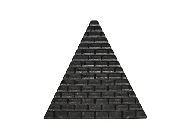 Чёрная пирамида — стоковое фото