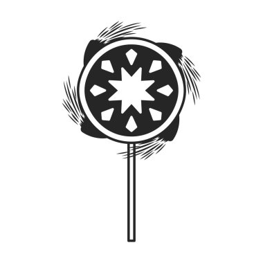 Firecracker vektör simgesi. Siyah vektör simgesi beyaz arka planda izole edildi. .