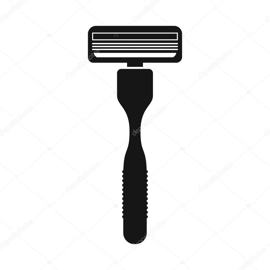 Isolated object of shaver and shave symbol. Web element of shaver and woman stock symbol for web.