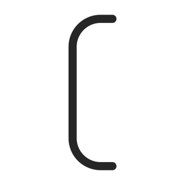 Kapı tokmağı vektör simgesi. Siyah vektör simgesi beyaz arka plan kapı kolunda izole edildi.