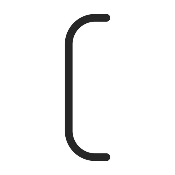 Pomo vector icon.Black icono del vector aislado en el pomo de la puerta de fondo blanco. — Vector de stock