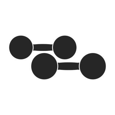 Aptal vektör simgesi. Beyaz arkaplanda siyah vektör simgesi izole edildi.