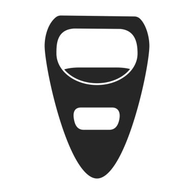 Şişe açacağı vektör siyah simgesi. Beyaz arka planda vektör illüstrasyon tirbuşonu. Şişe açacağının izole edilmiş siyah illüstrasyon simgesi .