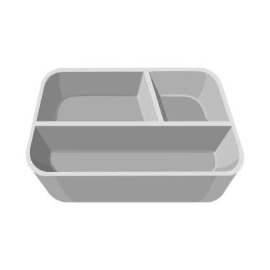 Konteynır ve kağıt simgesinin izole nesnesi. Konteynır ve ambalaj stok vektörü resimlemesinin grafiği.