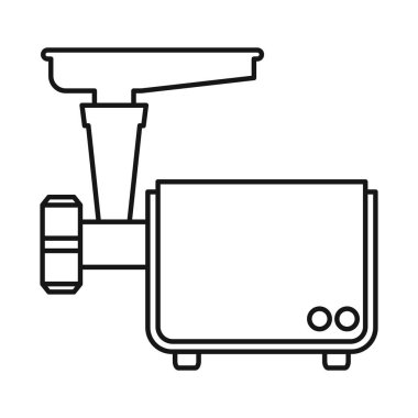 Değirmen ve et tabelasının vektör çizimi. Stok için değirmen ve elektrik vektör simgesi web ögesi.