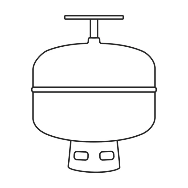 消火器ベクトルアイコン白地に隔離されたベクトルアイコン消火器. — ストックベクタ