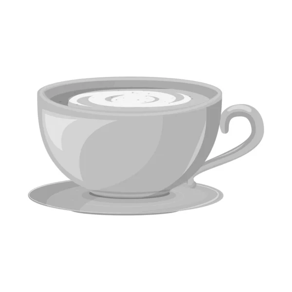 Isolated object of tea and green symbol. Web element of tea and fresh vector icon for stock. — Stock Vector