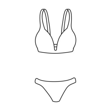 Mayo vektör simgesi. Beyaz arka plan mayo üzerinde izole edilmiş dış hat vektör simgesi.