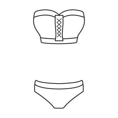 Mayo vektör simgesi. Beyaz arka plan mayo üzerinde izole edilmiş dış hat vektör simgesi.