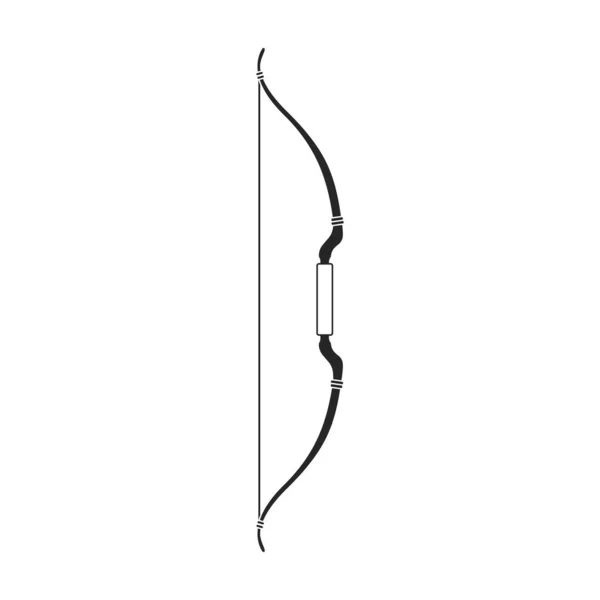 Armbrust Vektor icon.Black Vektor Symbol isoliert auf weißem Hintergrund Armbrust. — Stockvektor