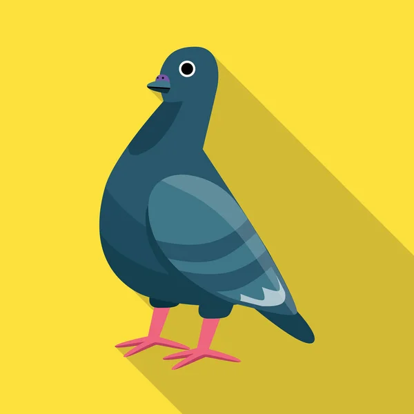 鳩と鳥のロゴのベクトルイラスト。鳩と平和のストックベクトルイラストのセット. — ストックベクタ