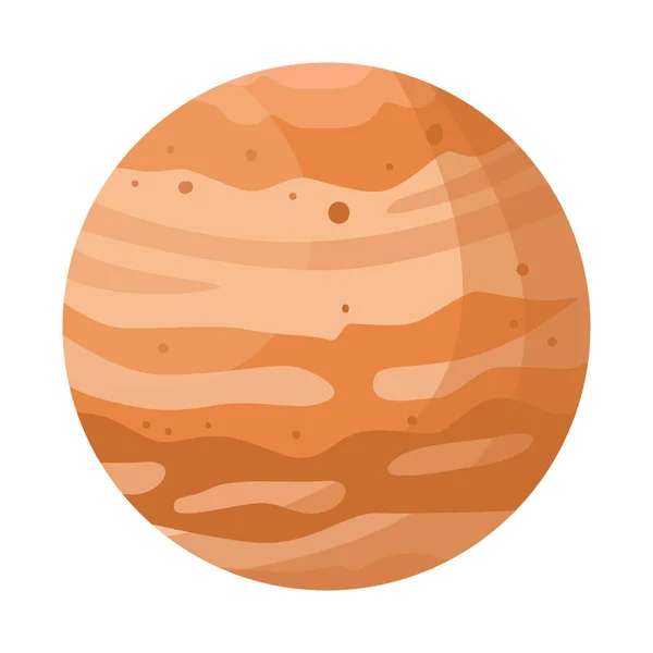 Vektorová ilustrace ikony Jupiter a NASA. Grafika jupiteru a ikony hvězdného vektoru na skladě. — Stockový vektor