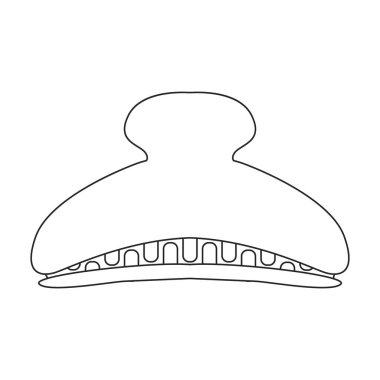 Kabartma vektör simgesi. Beyaz arkaplan deniztarağı üzerinde izole edilmiş taslak vektör simgesi.