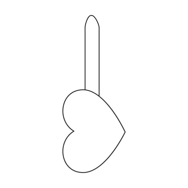 Jakobsmuschel-Vektorsymbol. Umrissvektorsymbol isoliert auf weißem Hintergrund Jakobsmuschel. — Stockvektor