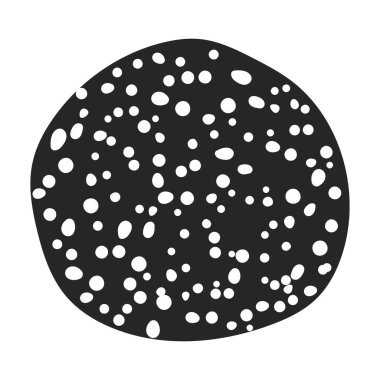 Amanita vektör simgesi. Siyah vektör simgesi beyaz arkaplan amanita üzerinde izole edildi.