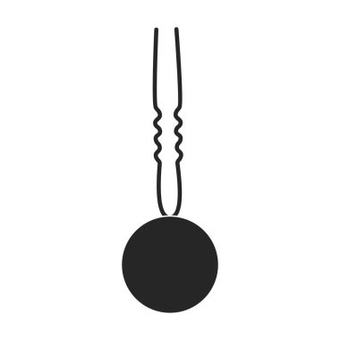 Baykuş vektör simgesi. Siyah vektör simgesi beyaz arka plan baykuşunda izole edildi.