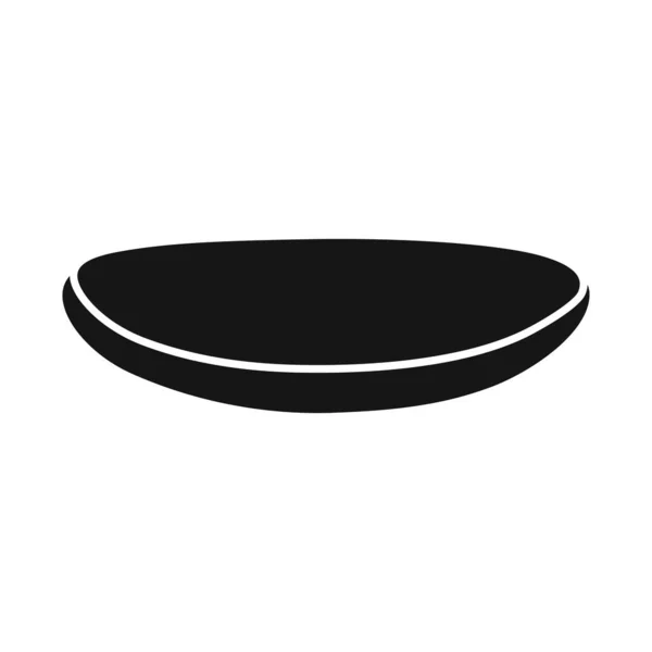 Изолированный объект булочки и кухонный символ. Веб-элемент векторной иллюстрации булочек и ломтиков. — стоковый вектор