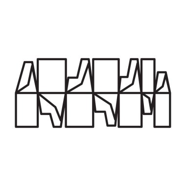 Dalga vektör simgesinin sesi. Beyaz arkaplan sesinde izole edilmiş dış hat vektör simgesi .