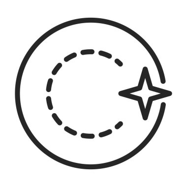 Tabak vektör çizgisi simgesi. Beyaz arkaplanda vektör illüstrasyon tablosu. Tabağın izole edilmiş taslak resimleme simgesi .