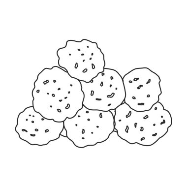 Tavuk vektör simgesi. Beyaz arka planda izole edilmiş vektör simgesi.