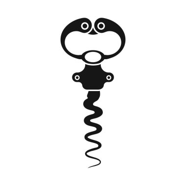 Tirbuşon dönüşlü ve çelik ikonlu ayrı bir obje. Stok için tirbuşon döndürme ve açık vektör simgesi web ögesi.