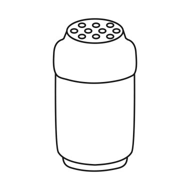 Kahve ve plastik logonun vektör tasarımı. Kahve ve hisse senedi vektör illüstrasyonunun web ögesi.