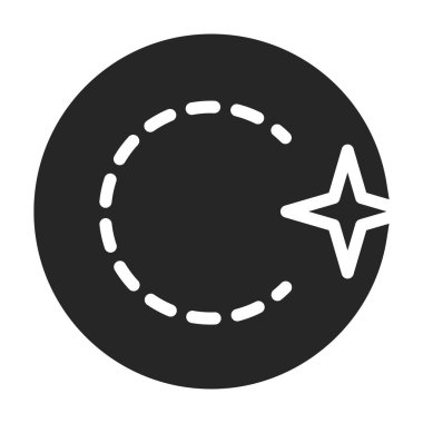 Plaka vektörü siyah simgesi. Beyaz arkaplanda vektör illüstrasyon tablosu. Plakanın izole siyah illüstrasyon logosu .