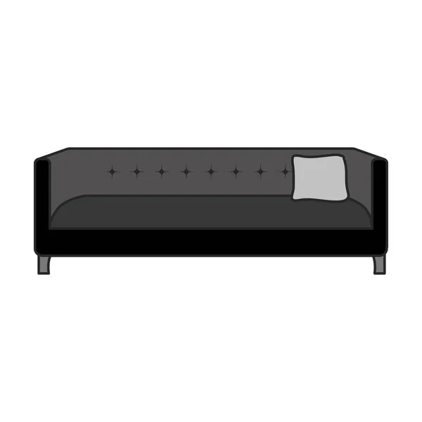 Logo Vektor Sofa Icon Color Vector Diisolasi Sofa Latar Belakang - Stok Vektor