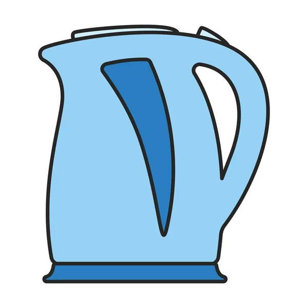 Kettle Vettore Icon Color Logo Vettoriale Isolato Sfondo Bianco Bollitore — Vettoriale Stock