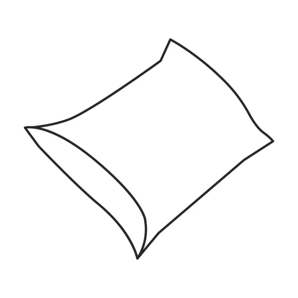 包向量图标 在白色背景图包上隔离的概要向量标识 — 图库矢量图片