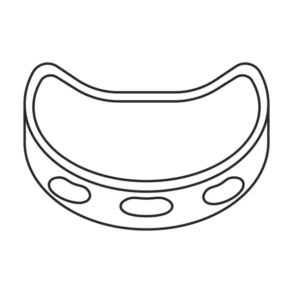 Icona Del Profilo Vettoriale Del Tamburello Tamburo Illustrazione Vettoriale Sfondo — Vettoriale Stock