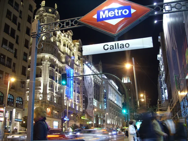 Scena di Madrid Street — Foto Stock