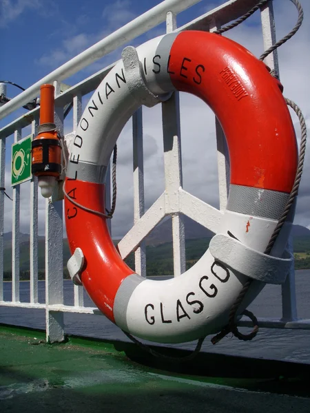 Glasgow Caledonian Isles - Life ring — Stockfoto