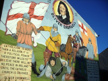 Oliver cromwell duvar Belfast