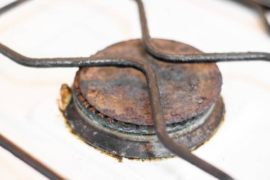 Mutfakta gaz sobası